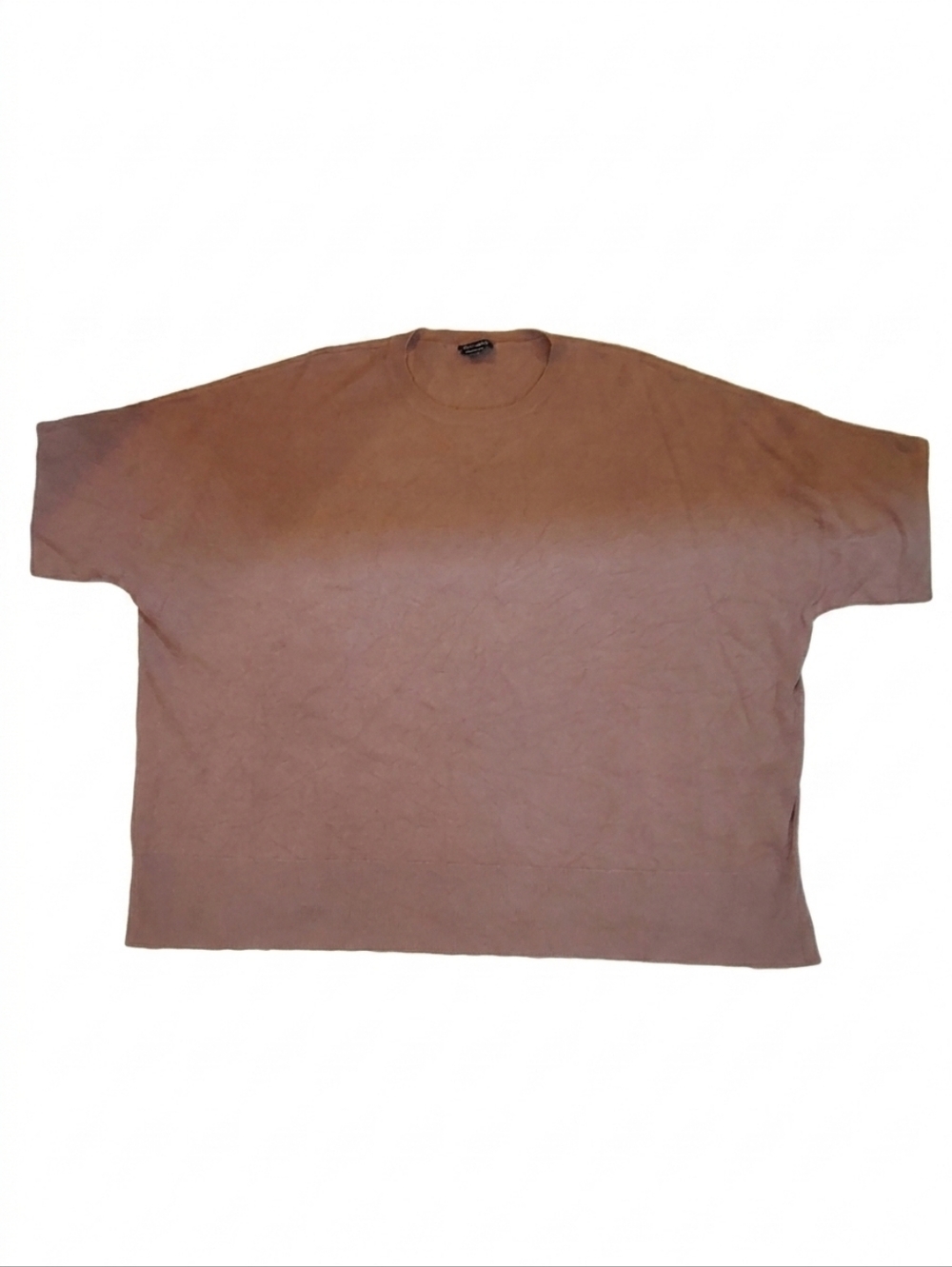 Splendid Lightweight Crewneck Sweater in Warm Brown Tan Size Large